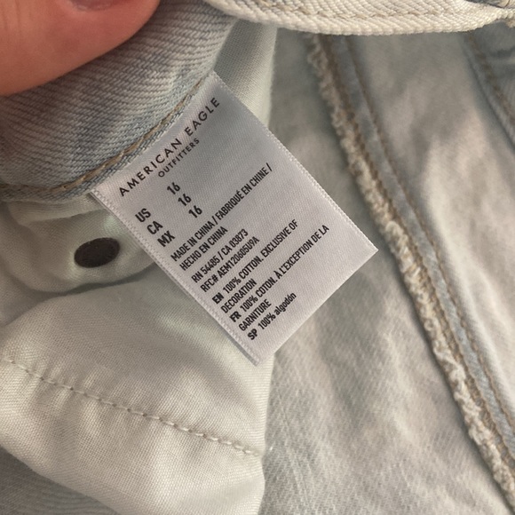 American Eagle Button Up denim shorts - Picture 6 of 6